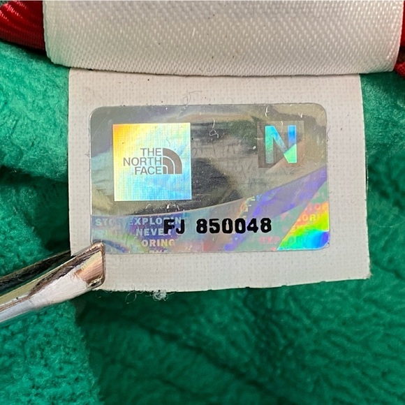 North Face 1/4 Zip Pullover Fleece Wmns M Green Polartec Outdoor Hiking Gorpcore - Picture 10 of 15